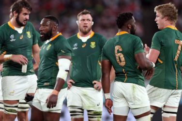 South Africa prepare to face Wales in the Rugby World Cup semi final.